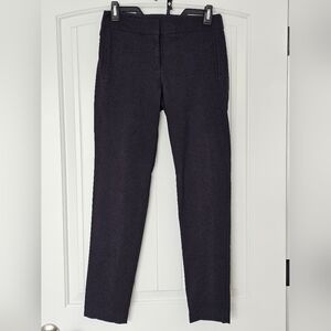 Express Black Straight Leg , Mid Rise Trousers - Size 4 Reg